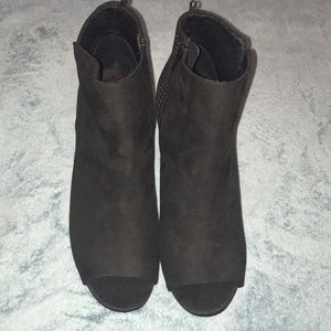 Black ankle boots